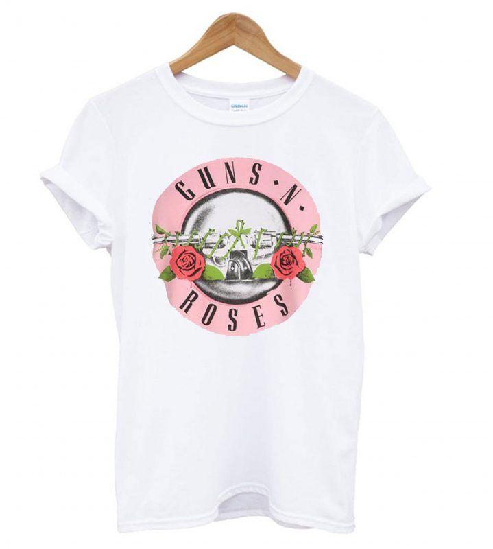Pink Guns N' Roses Logo - Guns N Roses Logo Pink T shirt in 2019 | T shirt | Shirts, Guns N ...