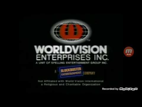 Worldvision Enterprises Blockbuster Logo - WorldVision Enterprises Inc. BlockBuster 1995 Logo reverse - YouTube