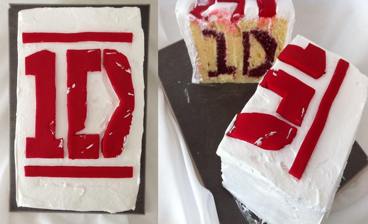 One Direction F Logo - ONE DIRECTION birthday cake with logo inside HOW TO Cook That Ann