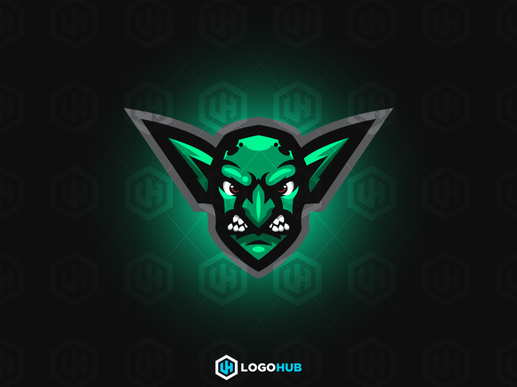 Green Goblin Logo - Goblin Mascot Logo – LogoHive