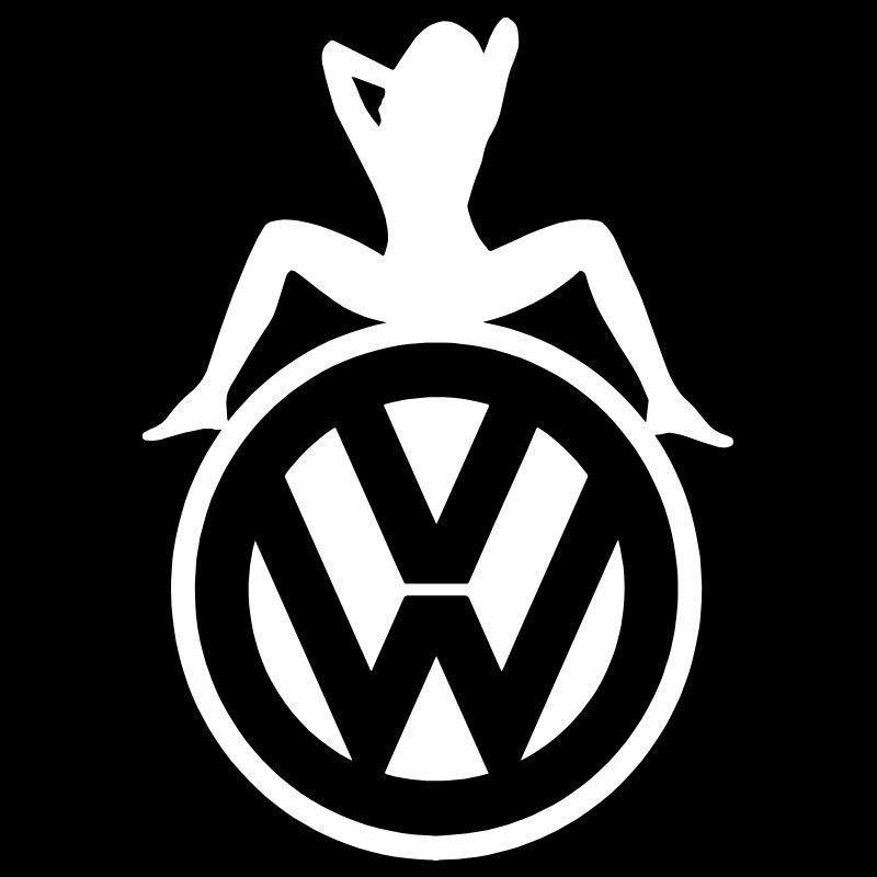 Sexy Volkswagen Logo - Pin by wayne cochrane on VW Misc | Pinterest | Beetle, Stickers and ...
