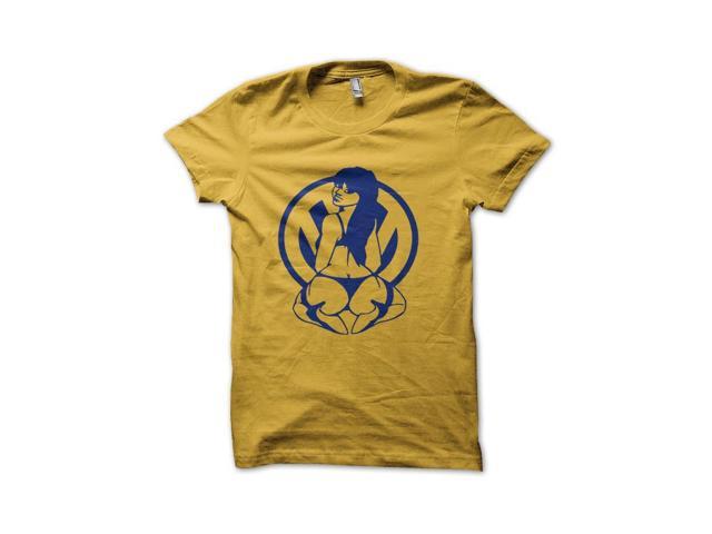 Sexy Volkswagen Logo - Volkswagen Logo Yellow Diverted T Shirt