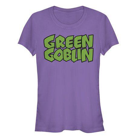 Green Goblin Logo - Marvel - Marvel Juniors' Green Goblin Logo T-Shirt - Walmart.com