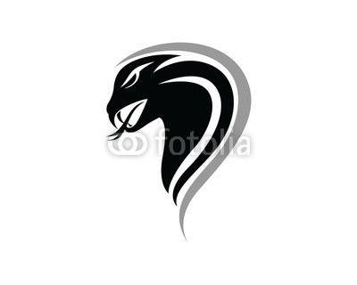 Viper Snake Logo - viper snake logo design element. danger snake icon. viper symbol ...