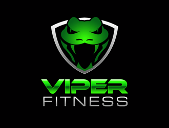 Viper Snake Logo - Viper Fitness logo design - 48HoursLogo.com