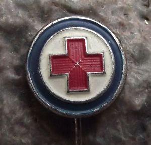 Czech Red Cross Logo - Antique Round Czechoslovakia Czech Red Cross Association Uniform Pin