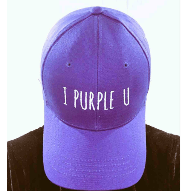 Purple U Logo - Kpop home for Bts bangtan boys V same I PURPLE U Purple Hat