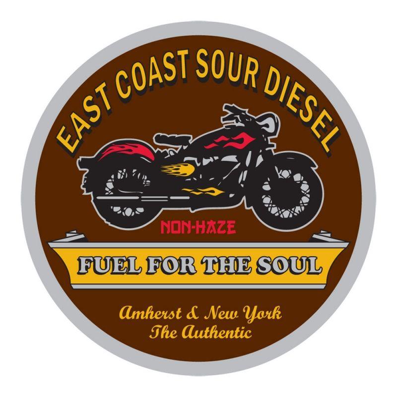Sour D Logo - Spark420. East Coast Sour Diesel Decal