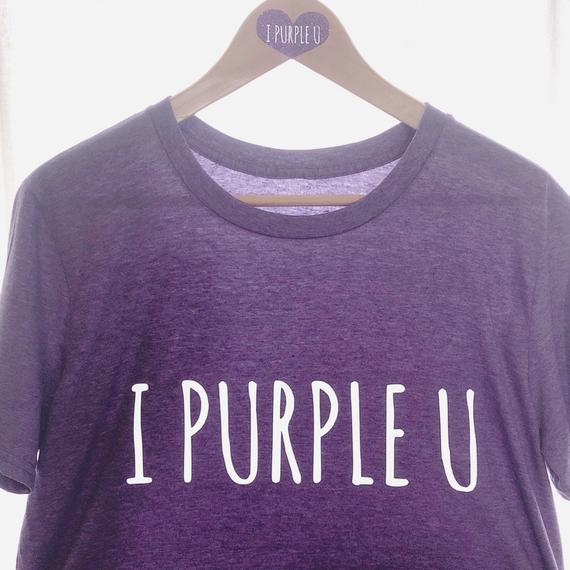 Purple U Logo - BTS I PURPLE U T-shirt | Etsy