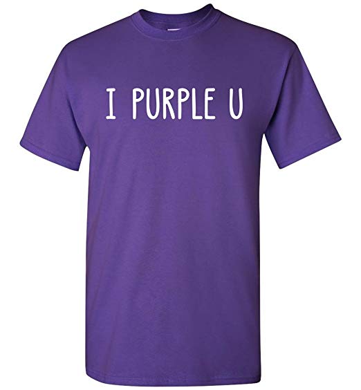 Purple U Logo - Amazon.com: I Purple U Taehuyng V BTS Quote T-Shirt RM Jin Suga J ...