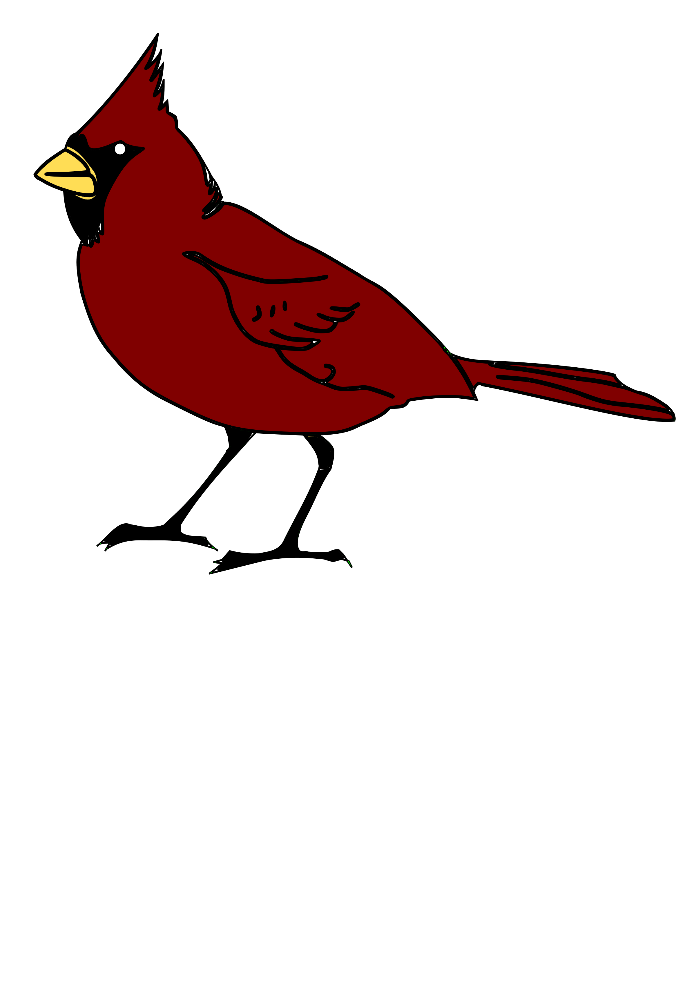 Red Bird On a White Logo - Cardinals baseball cap png free