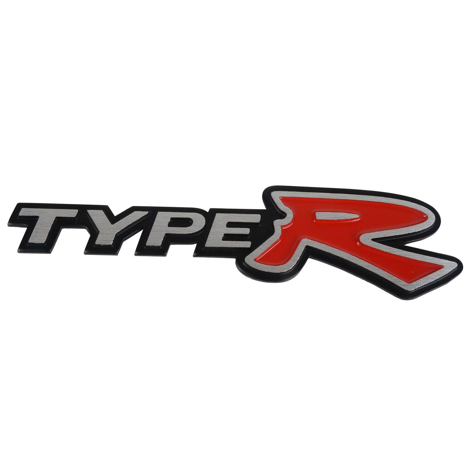 Honda Type R Logo - 3D Alloy Metal TYPE R TYPER Logo Car Emblem Badge Sticker Decal for ...