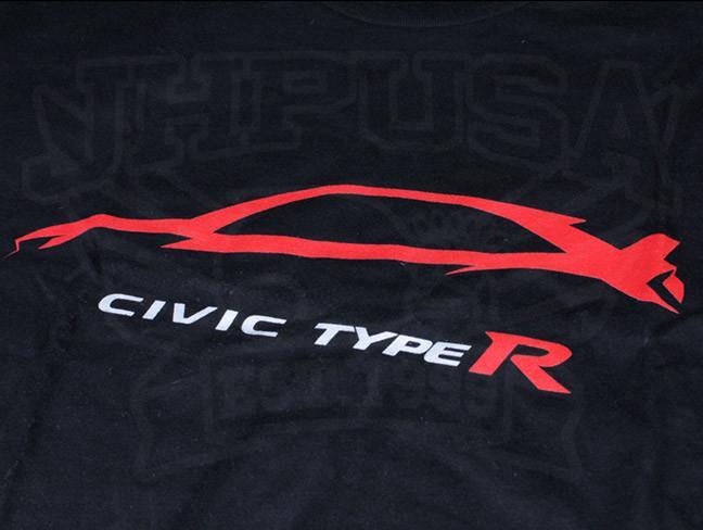 Honda Type R Logo - Official Licensed - Honda Civic Type-R T-Shirt - JHPUSA