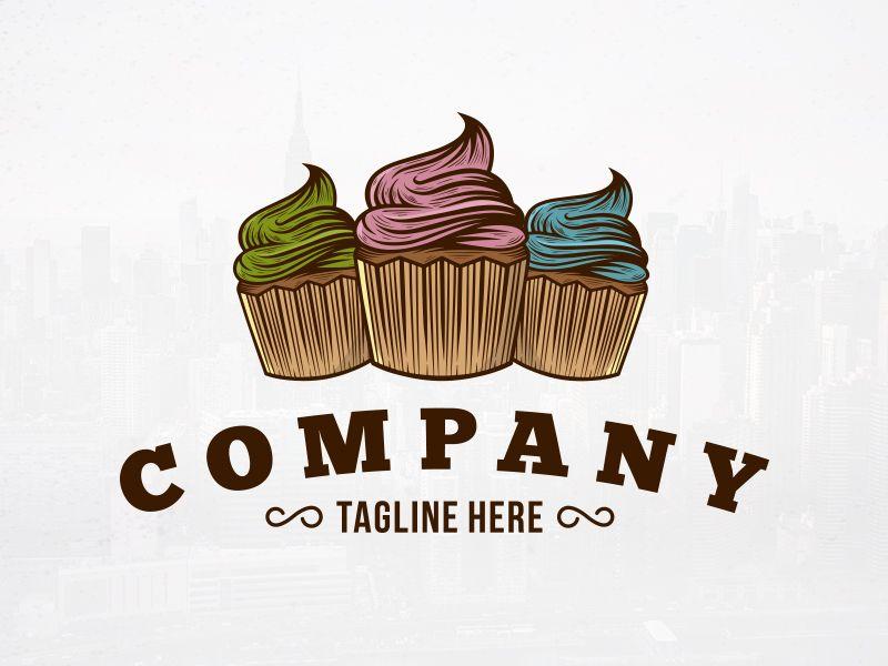 Cupcake Store Logo - Cupcake Shop Logo