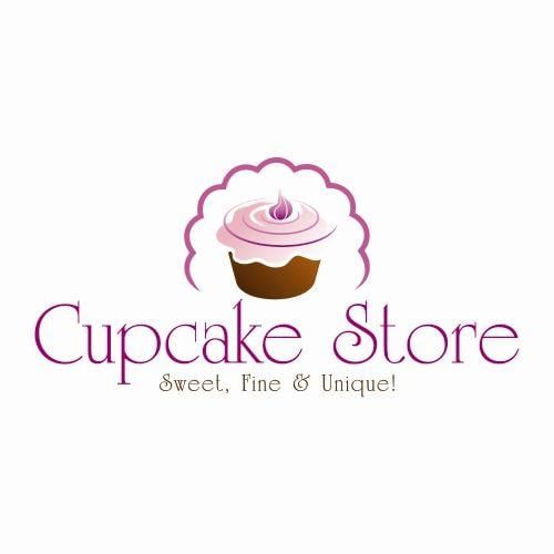 Cupcake Store Logo - Cupcake Store. Criação de Logo Para Loja de Cupcakes e outros bolo