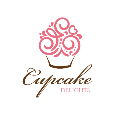 Cupcake Store Logo - Cool Delight luxurious ice creams and cupcakes. Logo Design Gallery