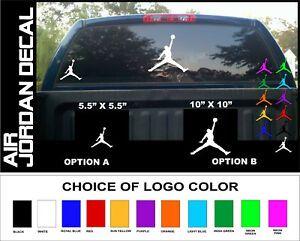 Multiple Jordan Logo - Air Jordan custom decal sticker in multiple colors A and B size ...