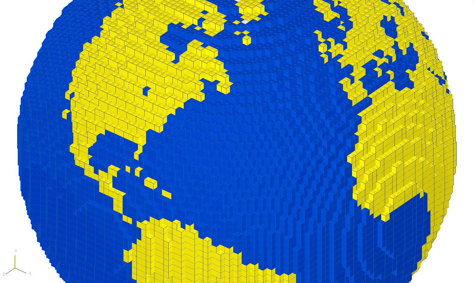 Blue and Yellow Earth Logo - blue-yellow-globe-60-layers