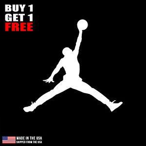 Multiple Jordan Logo - Michael Air Jordan Logo Nike Basketball Vinyl Car Window Room Wall ...