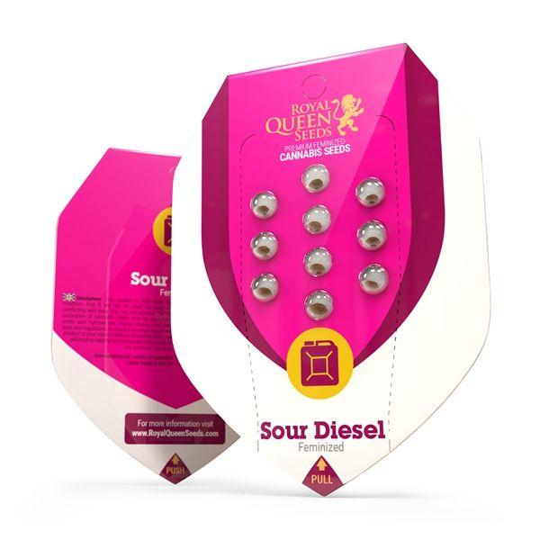 Sour D Logo - Sour Diesel Cannabis Seeds
