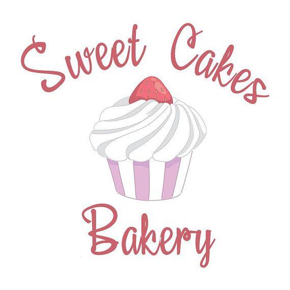 Cupcake Store Logo - Sweet Cakes Bakery 03 Premade Design. Business Logo, Branding Logo