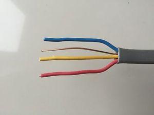 Blue and Yellow Earth Logo - 1.0mm 3 Core & Earth Cable 6.6m Old Colours Red, Yellow & Blue 6243Y