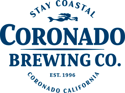 Beer Company Logo - CBC White Logo Tee - Coronado Brewing Company