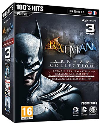 Batman Arkham Collection Logo - Batman Arkham Collection PC Game: Amazon.co.uk: PC & Video Games