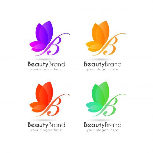 Colorful Butterfly Logo - Colorful butterfly logo template Vector | Premium Download