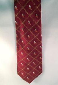 Red Winged Foot Logo - Wm. Chelsea Ltd Men's Custom Silk Tie Winged Foot of Mercury Logo ...
