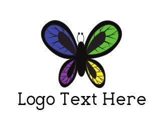 Colorful Butterfly Logo - Flying Logo Maker | Create Your Own Flying Logo | Page 11 | BrandCrowd