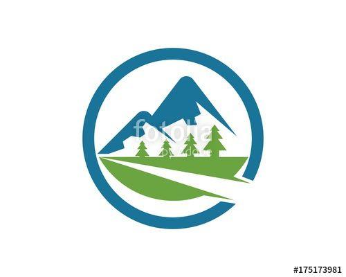 Road Mountain Logo - Mountain road Logo Business Template Vector