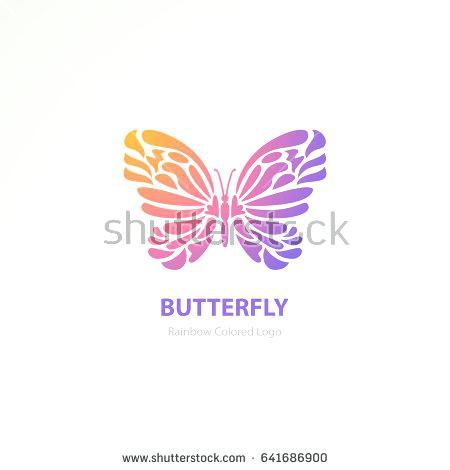 Colorful Butterfly Logo - Orange Monarch Butterfly Pink Colored Template Templates – contactory.co