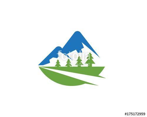 Road Mountain Logo - Mountain road Logo Business Template Vector