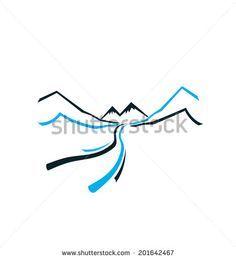 Road Mountain Logo - 91 Best Mountain Logo images | Mountain logos, Vector graphics, Eps ...