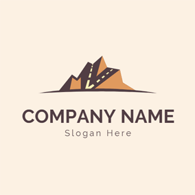 Road Mountain Logo - Free Mountain Logo Designs | DesignEvo Logo Maker