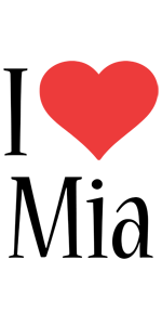 Mia Name Logo - Mia Logo | Name Logo Generator - I Love, Love Heart, Boots, Friday ...