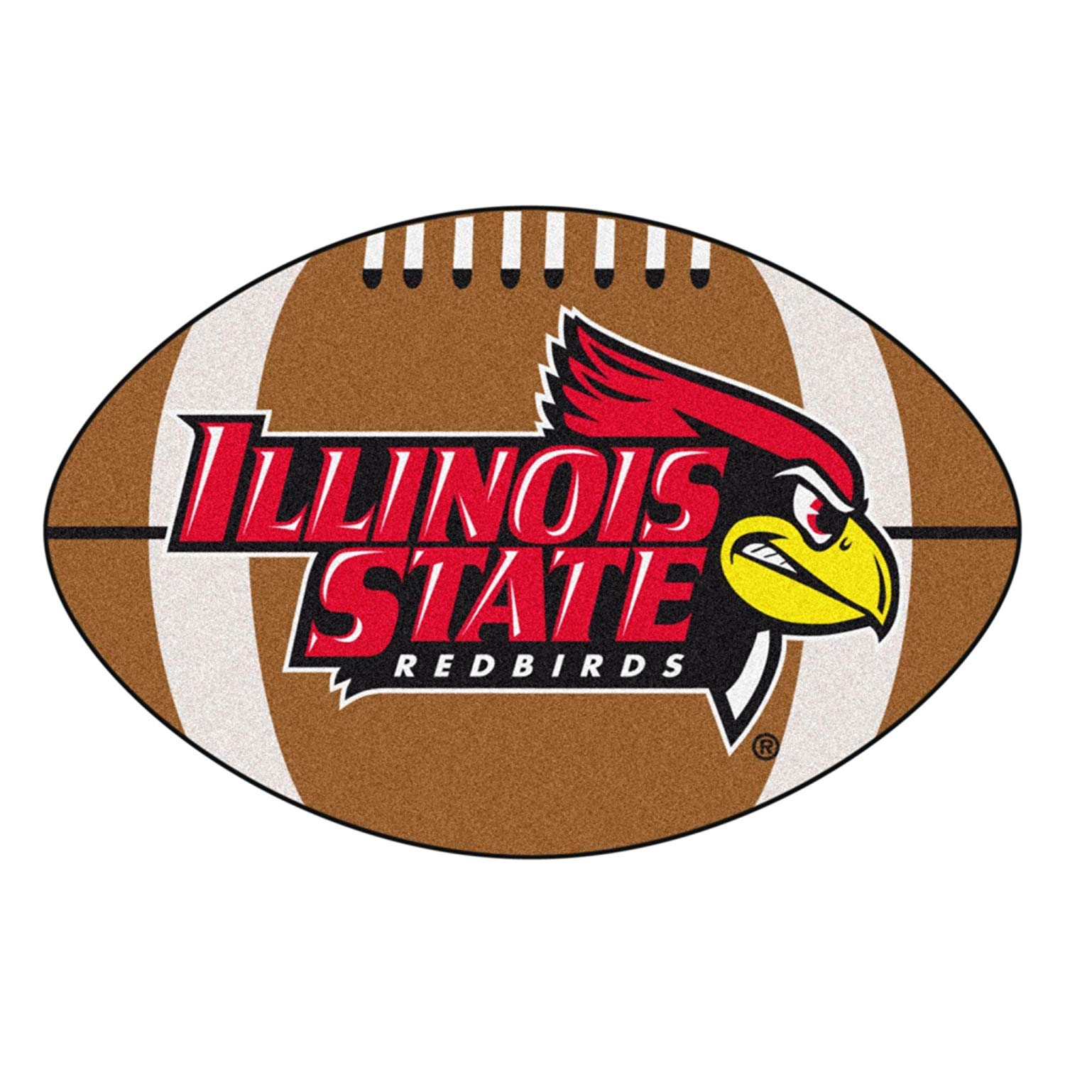 Illinois State Football Logo - Amazon.com : Football Rug w Illinois State Officially Licensed ...