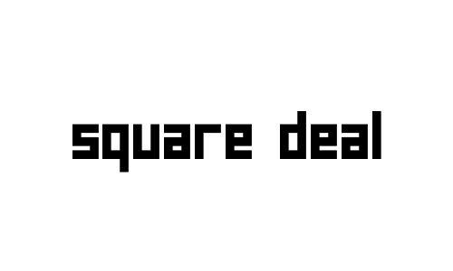 Square Letter Font Logo - Blocky Square Fonts For Free