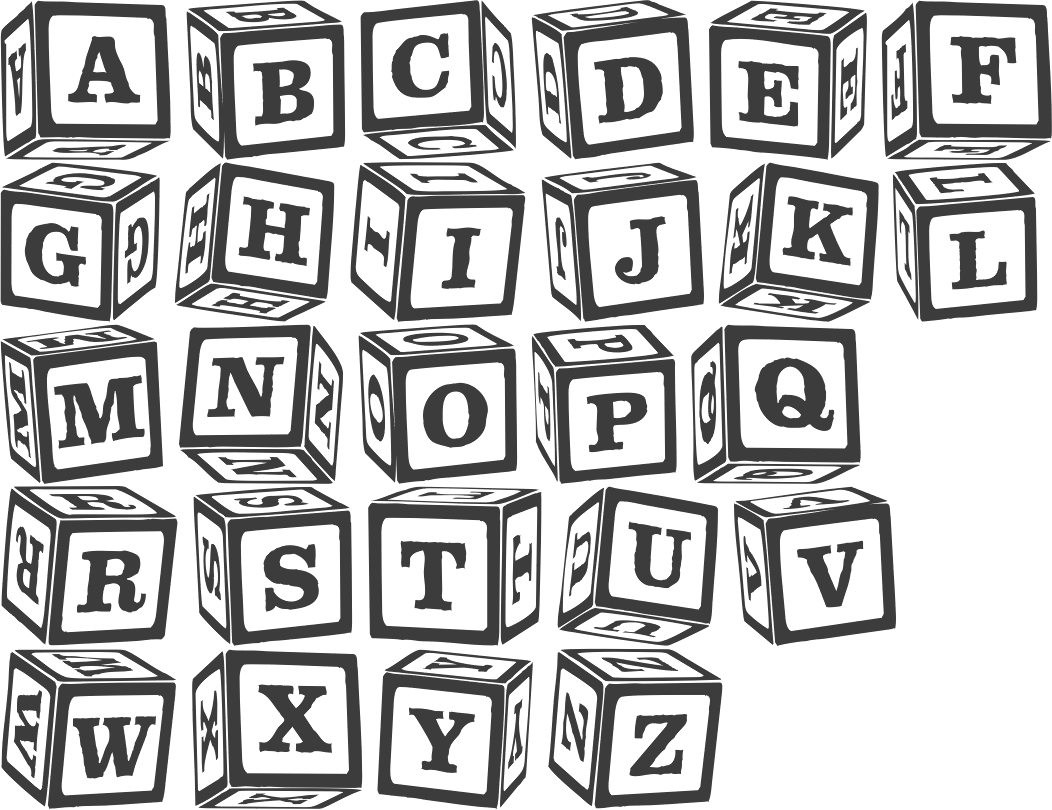 Square Letter Font Logo - letter blocks font - Hobit.fullring.co