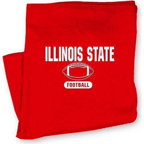 Illinois State Football Logo - Illinois State University Football Blanket | Illinois State University