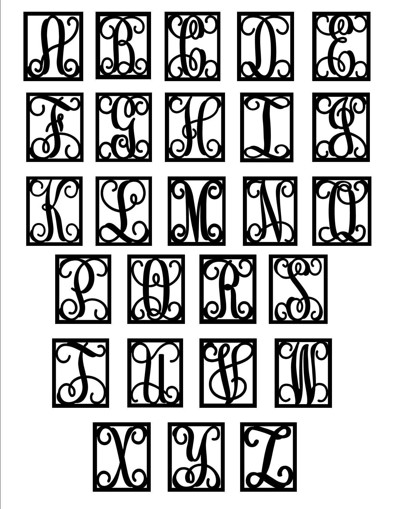 Square Letter Font Logo - Metal Boutiques Square Letters - FONTS Let Us Personalize Your Home