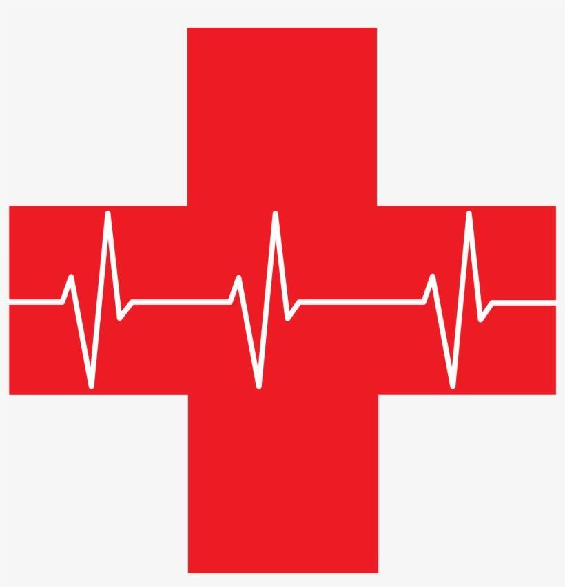 Red Black and White Cross Logo - Red Cross First A - Red Cross Symbol Black And White PNG Image ...