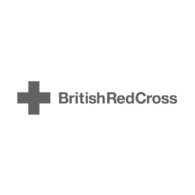 Red Black and White Cross Logo - British Red Cross