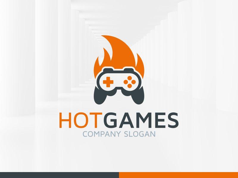 Games Logo - Hot Games Logo Template by Alex Broekhuizen | Dribbble | Dribbble