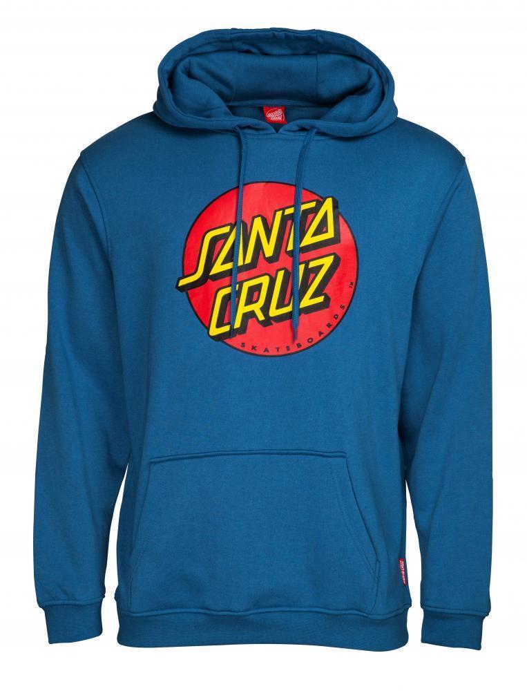 Santa Cruz Dot Logo - SALE CRUZ Skateboard Hoodie Logo Top X Large