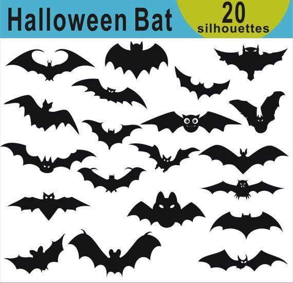 Bat Silhouette Images for Logo - Bat Clipart Bat Silhouette Clipart Bat Clip Art Bat PNG | Etsy