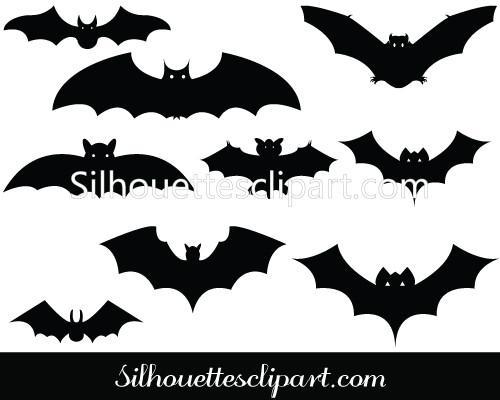 Bat Silhouette Images for Logo - Bat Silhouette Vector Graphics Download Free – Silhouettes Vector