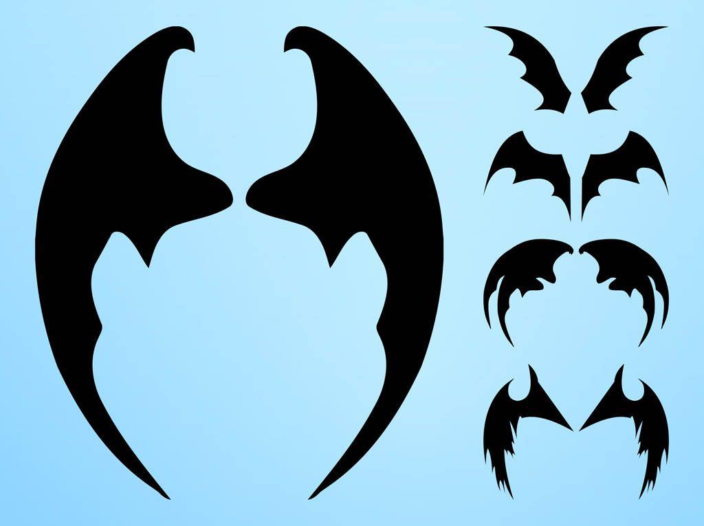 Bat Silhouette Images for Logo - Bat Wings Silhouettes Vector Art & Graphics | freevector.com