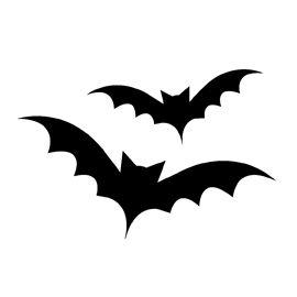 Bat Silhouette Images for Logo - Bat Silhouette Stencil 02. clip art. Bat silhouette, Halloween